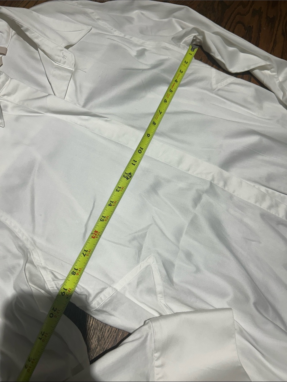Soft Surroundings White Long-Sleeve Button Front Shirt - Picture 3 of 9